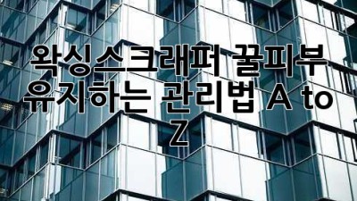 왁싱스크래퍼✨: 꿀피부 유지하는 관리법🍯 A to Z